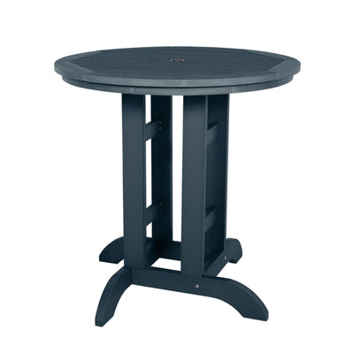 Round 36in Diameter Dining Table - Counter Height Dining Highwood USA Federal Blue 