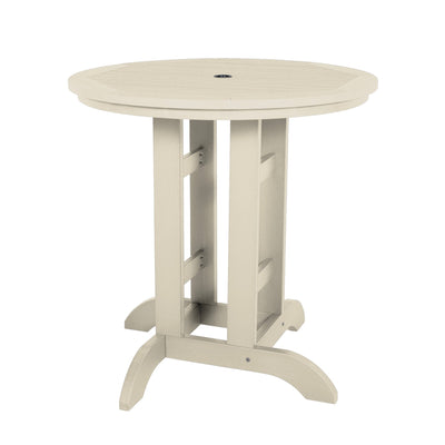 Round 36in Diameter Dining Table - Counter Height Dining Highwood USA Whitewash 