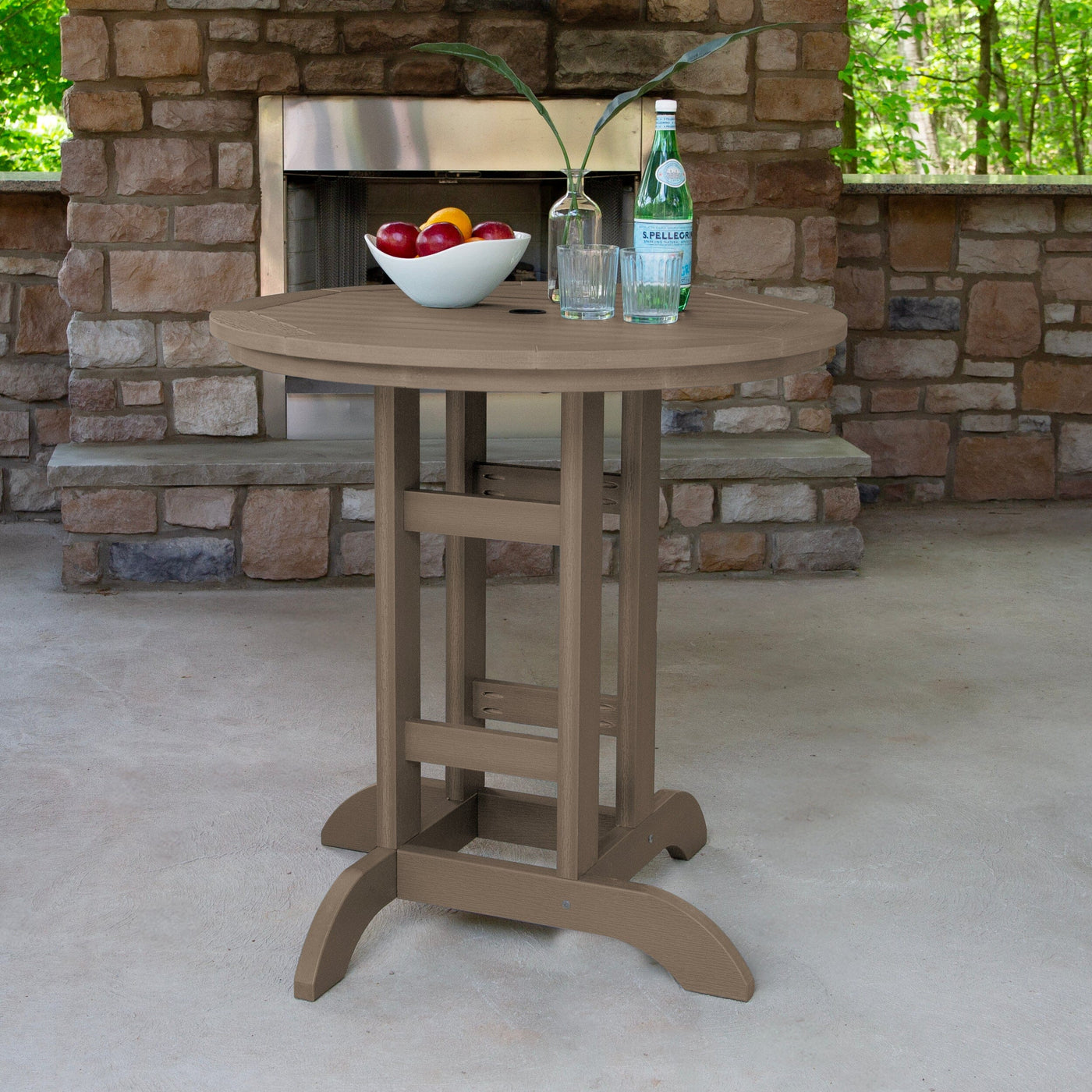 Round 36in Diameter Dining Table - Counter Height Dining Highwood USA 