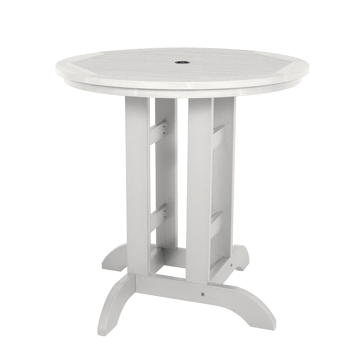 Round 36in Diameter Dining Table - Counter Height Dining Highwood USA White 