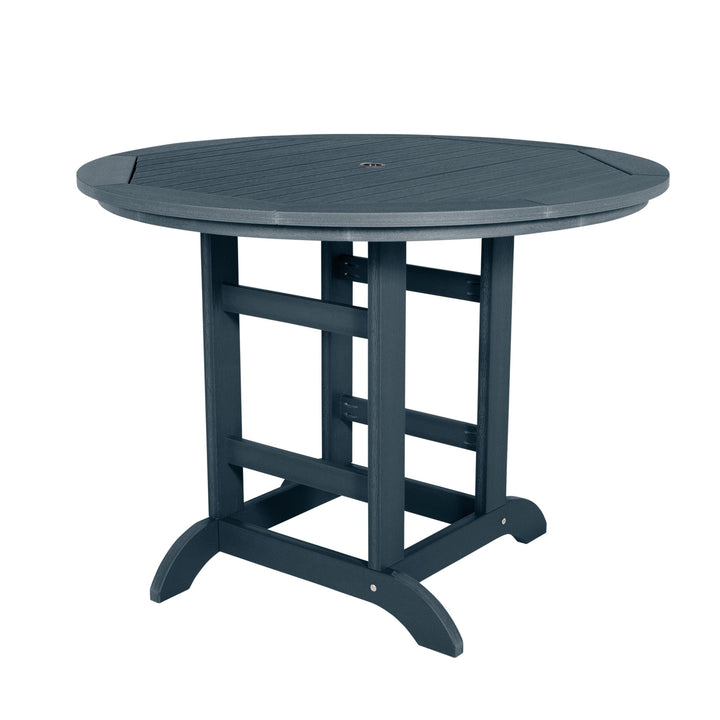Round 48in Diameter Dining Table - Counter Height Dining Highwood USA Federal Blue 
