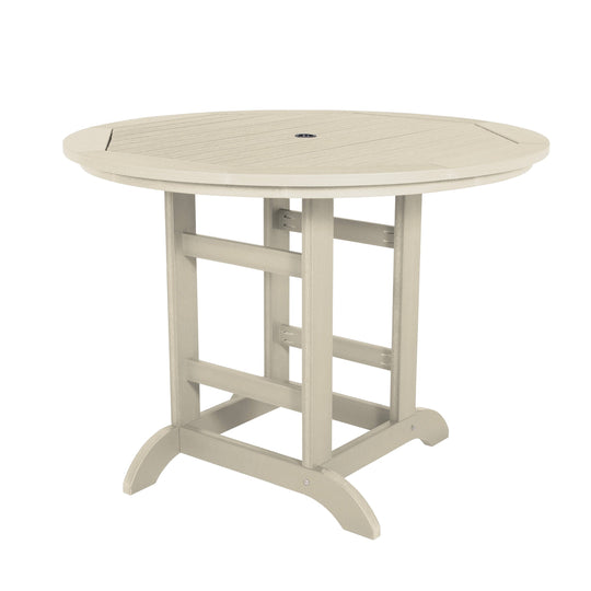 Round 48in Diameter Dining Table - Counter Height Dining Highwood USA Whitewash 