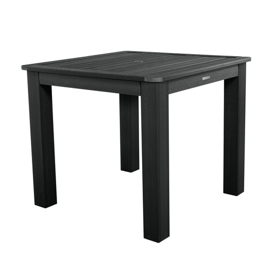 Square 42in x 42in Dining Table - Counter Height Dining Highwood USA Black 