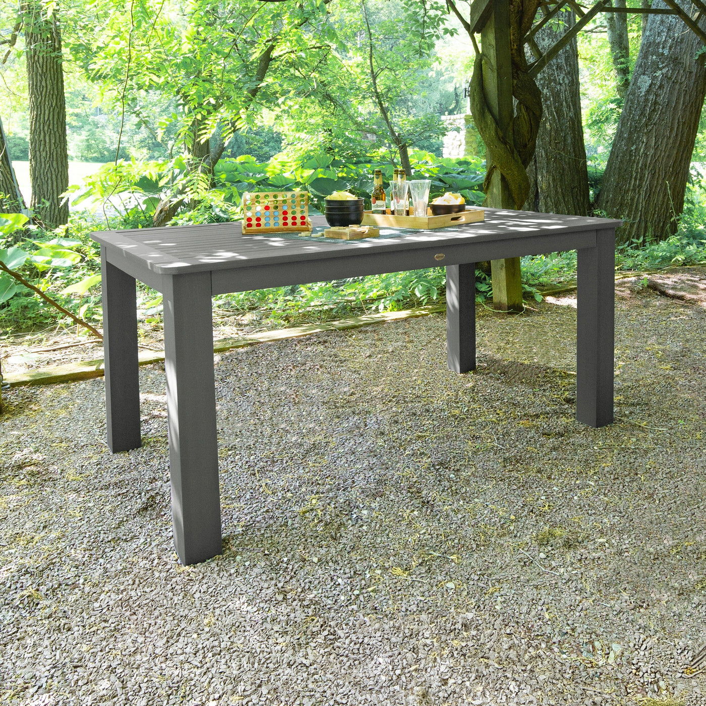 Rectangular 42in x 72in Outdoor Dining Table - Counter Height Dining Highwood USA 