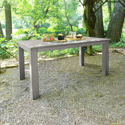 Rectangular 42in x 72in Outdoor Dining Table - Counter Height Dining Highwood USA 