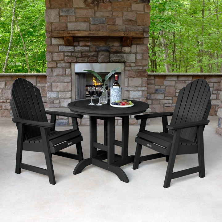 Hamilton 3pc 36in Round Dining Set - Dining Height Dining Highwood USA 
