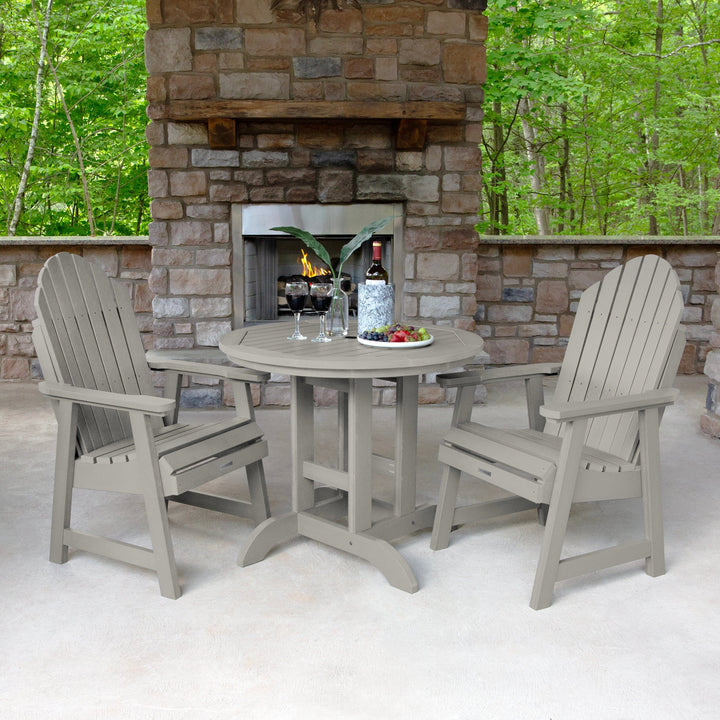 Hamilton 3pc 36in Round Dining Set - Dining Height Dining Highwood USA 