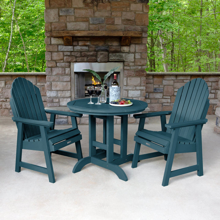 Hamilton 3pc 36in Round Dining Set - Dining Height Dining Highwood USA 
