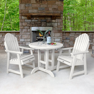 Hamilton 3pc 36in Round Dining Set - Dining Height Dining Highwood USA 