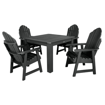 Hamilton 5pc Square Dining Set 42in x 42in - Dining Height Dining Highwood USA 