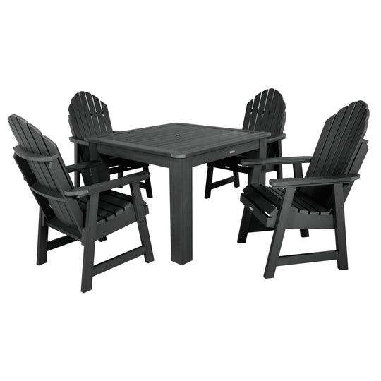 Hamilton 5pc Square Dining Set 42in x 42in - Dining Height Dining Highwood USA 