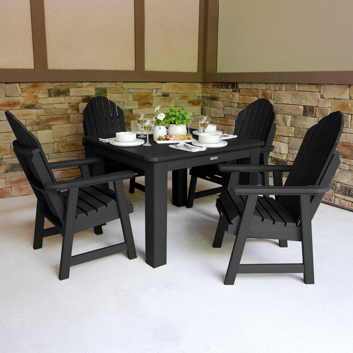 Hamilton 5pc Square Dining Set 42in x 42in - Dining Height Dining Highwood USA 