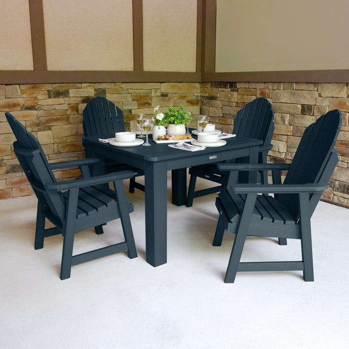 Hamilton 5pc Square Dining Set 42in x 42in - Dining Height Dining Highwood USA 