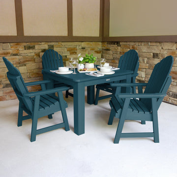 Hamilton 5pc Square Dining Set 42in x 42in - Dining Height Dining Highwood USA 
