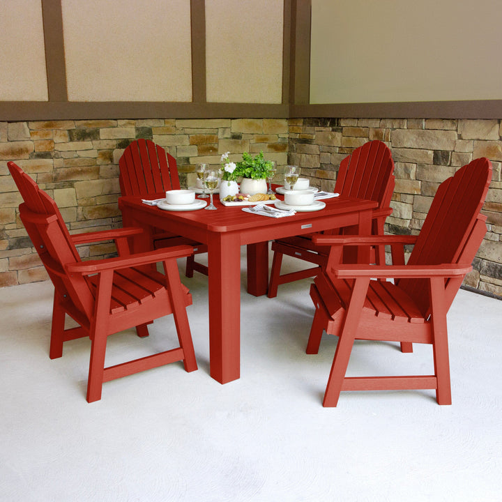 Hamilton 5pc Square Dining Set 42in x 42in - Dining Height Dining Highwood USA 