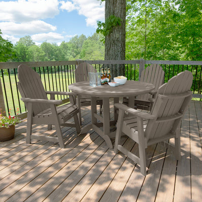 Hamilton 5pc 48in Round Dining Set - Dining Height Dining Highwood USA 