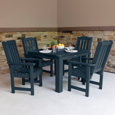 Lehigh 5pc Square Dining Set 42in x 42in - Dining Height Dining Highwood USA 