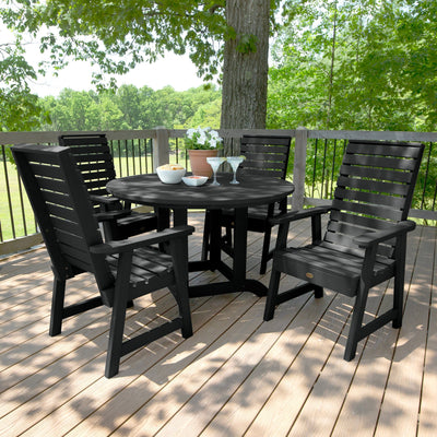 Weatherly 5pc 48in Round Dining Set - Dining Height Dining Highwood USA 