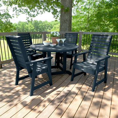 Weatherly 5pc 48in Round Dining Set - Dining Height Dining Highwood USA 