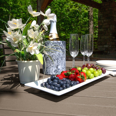 Weatherly 5pc 48in Round Dining Set - Dining Height Dining Highwood USA 