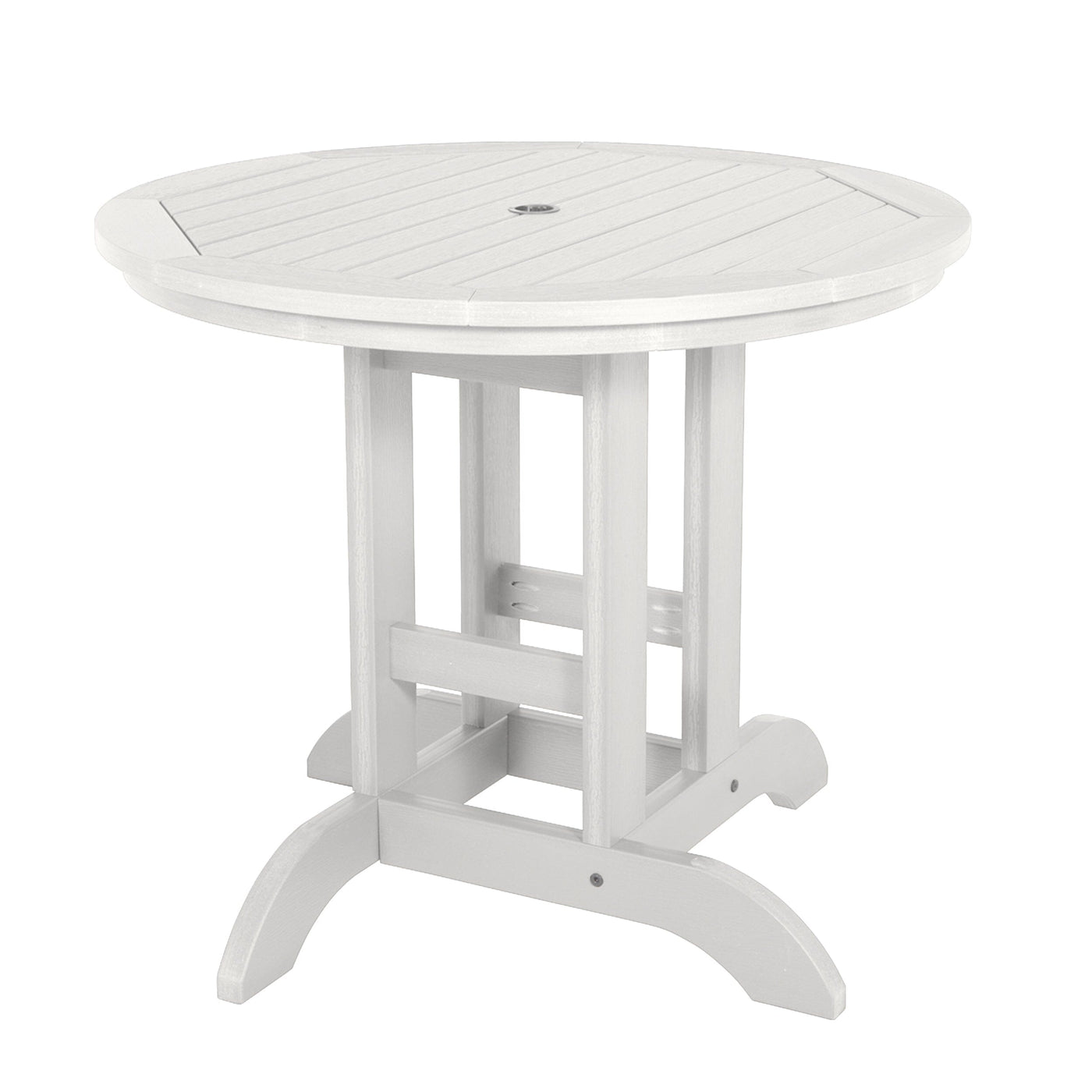 Round 36in Diameter Dining Table - Dining Height Dining Highwood USA White 