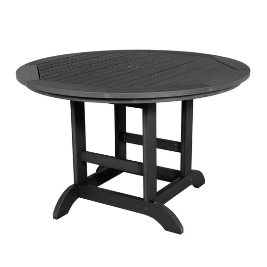 Round 48in Diameter Dining Table - Dining Height Dining Highwood USA Black 