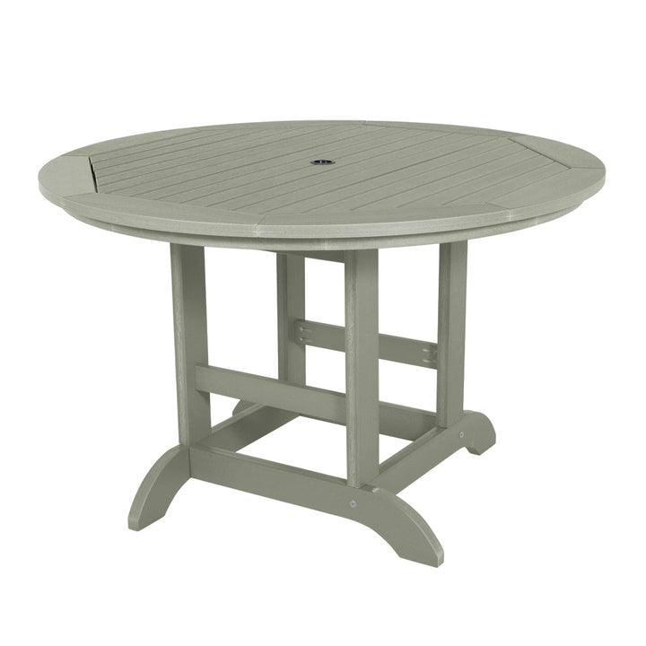 Round 48in Diameter Dining Table - Dining Height Dining Highwood USA Eucalyptus 