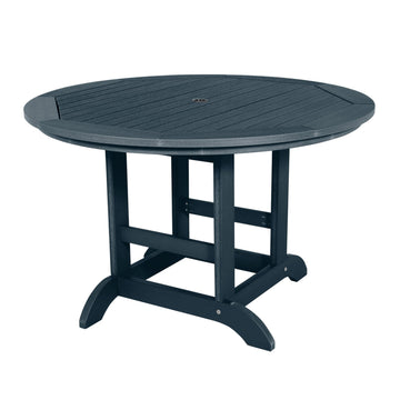 Round 48in Diameter Dining Table - Dining Height Dining Highwood USA Federal Blue 