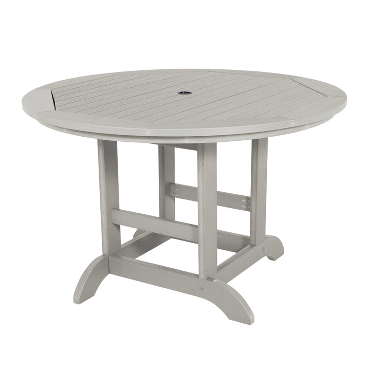Round 48in Diameter Dining Table - Dining Height Dining Highwood USA Harbor Gray 
