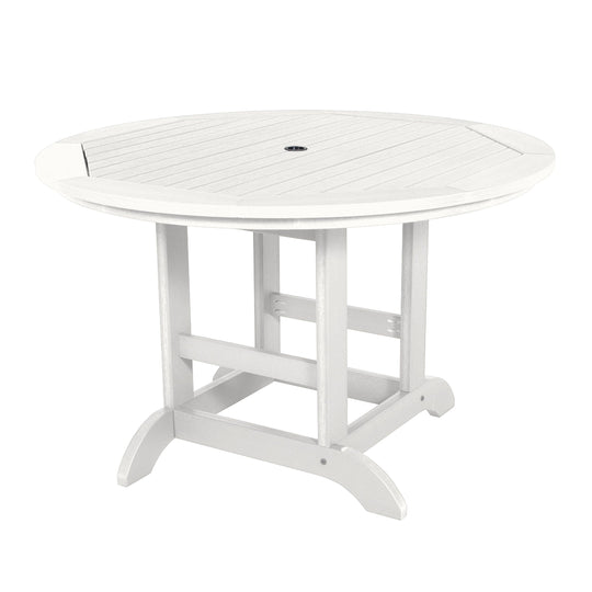 Round 48in Diameter Dining Table - Dining Height Dining Highwood USA White 