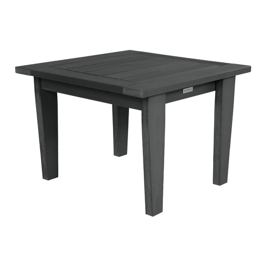 Lehigh Outdoor Side Table Deep Seating Highwood USA Black 