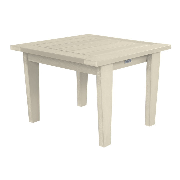Lehigh Outdoor Side Table Deep Seating Highwood USA Whitewash 