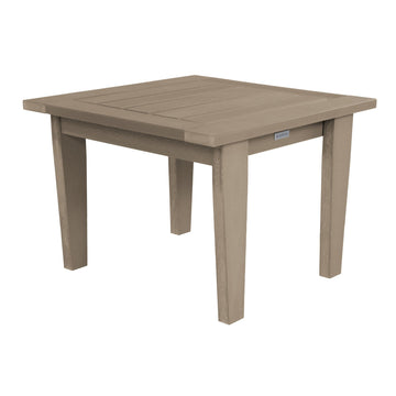 Lehigh Outdoor Side Table Deep Seating Highwood USA Woodland Brown 