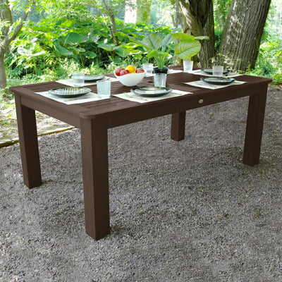 Rectangular 42in x 72in Outdoor Dining Table - Dining Height Dining Highwood USA 