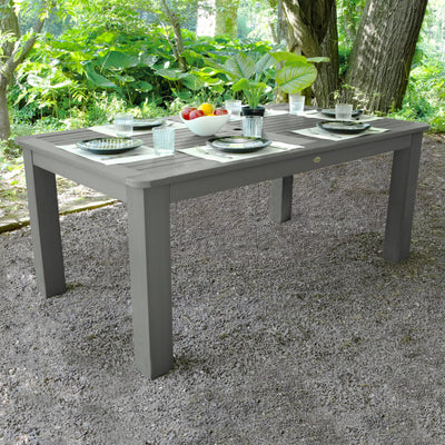 Rectangular 42in x 72in Outdoor Dining Table - Dining Height Dining Highwood USA 