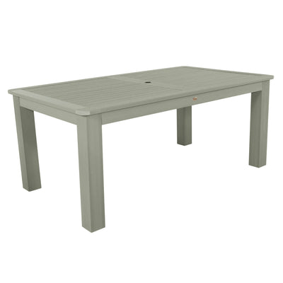 Rectangular 42in x 72in Outdoor Dining Table - Dining Height Dining Highwood USA Eucalyptus 