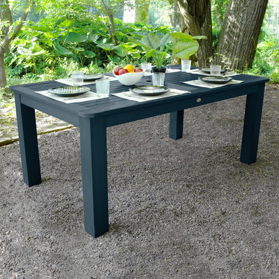 Rectangular 42in x 72in Outdoor Dining Table - Dining Height Dining Highwood USA 