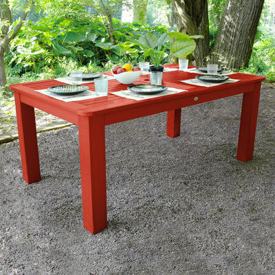 Rectangular 42in x 72in Outdoor Dining Table - Dining Height Dining Highwood USA 