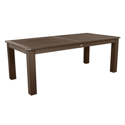 Rectangular 42in x 84in Oversized Dining Table - Dining Height Dining Highwood USA Weathered Acorn 