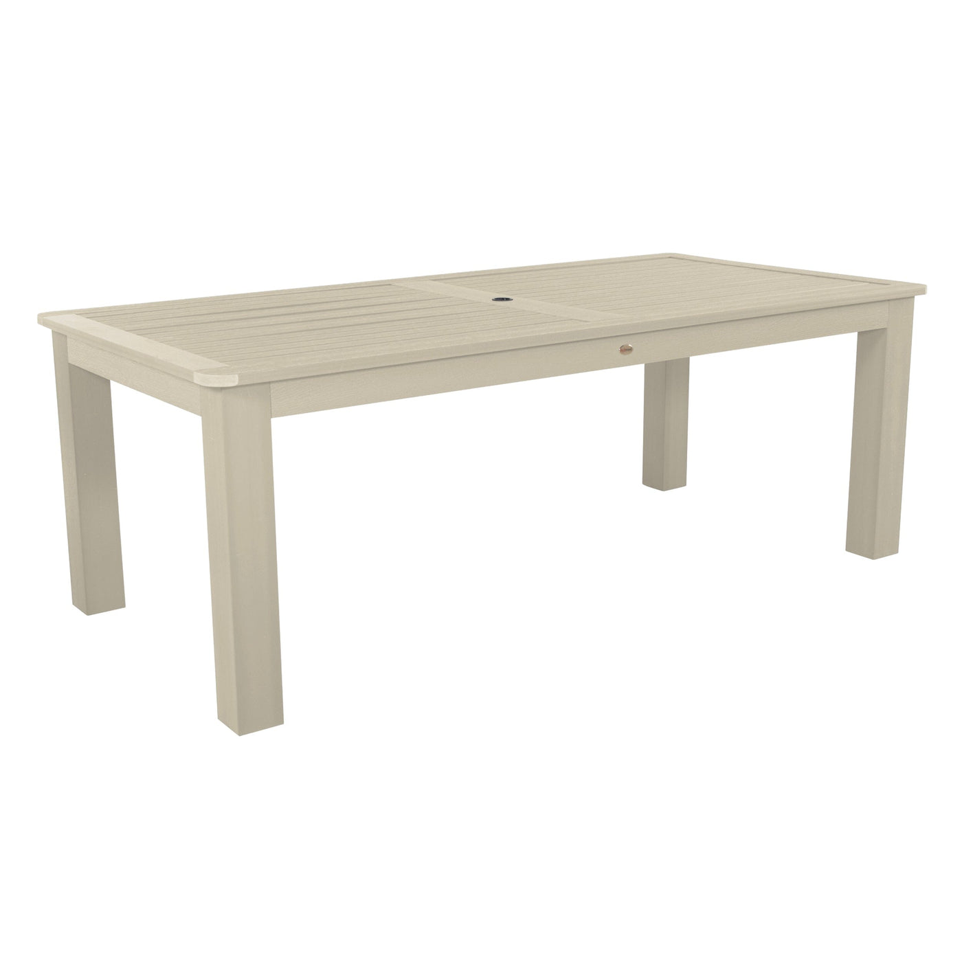 Rectangular 42in x 84in Oversized Dining Table - Dining Height Dining Highwood USA Whitewash 