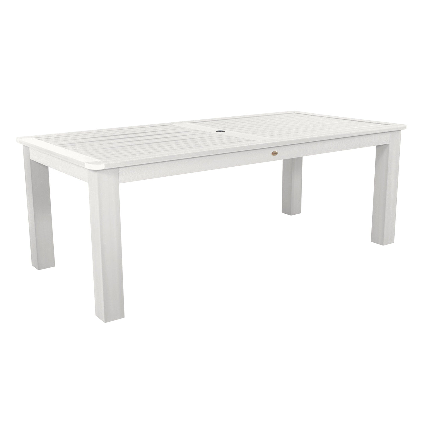 Rectangular 42in x 84in Oversized Dining Table - Dining Height Dining Highwood USA White 