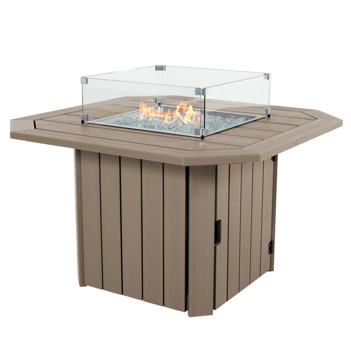 Oasis Fire Table Fire Place Highwood USA woodland Brown 