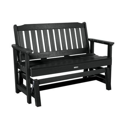 Lehigh Garden Gliding Bench 4ft Bench Highwood USA Black 