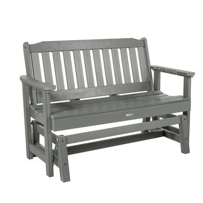 Lehigh Garden Gliding Bench 4ft Bench Highwood USA Coastal Teak 