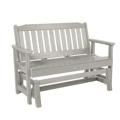Lehigh Garden Gliding Bench 4ft Bench Highwood USA Harbor Gray 
