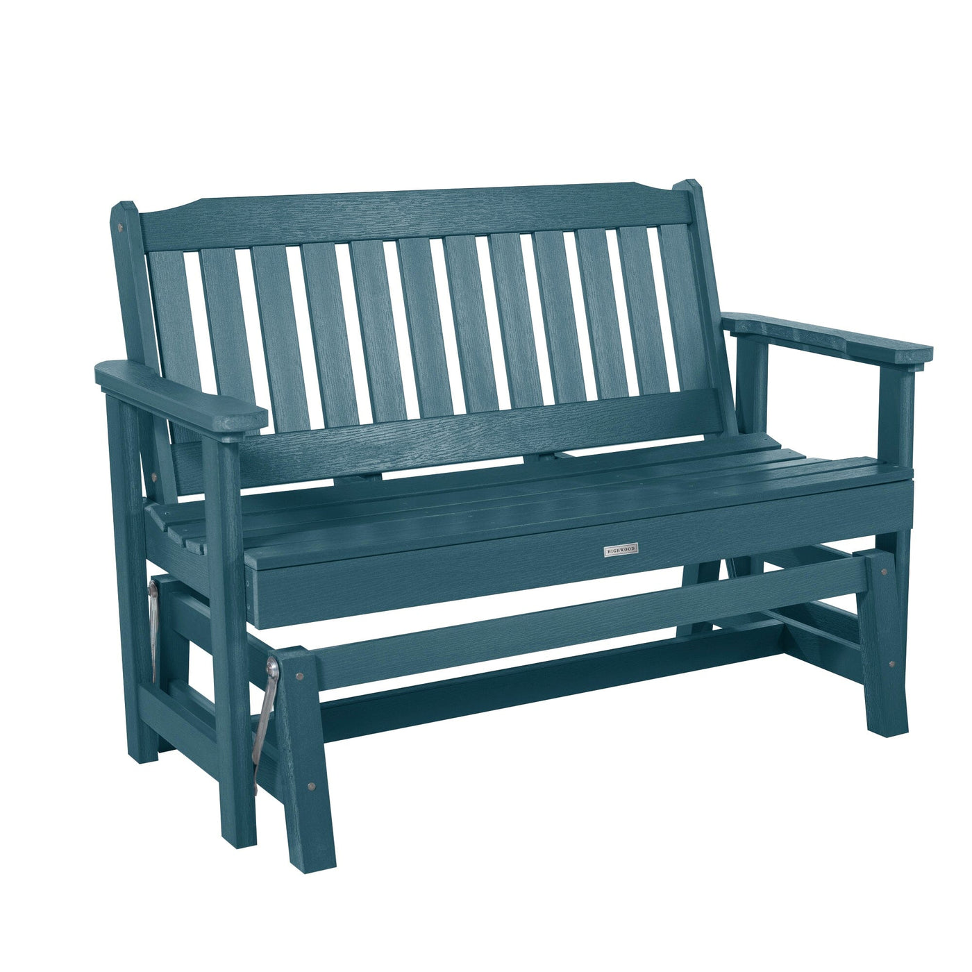 Lehigh Garden Gliding Bench 4ft Bench Highwood USA Nantucket Blue 