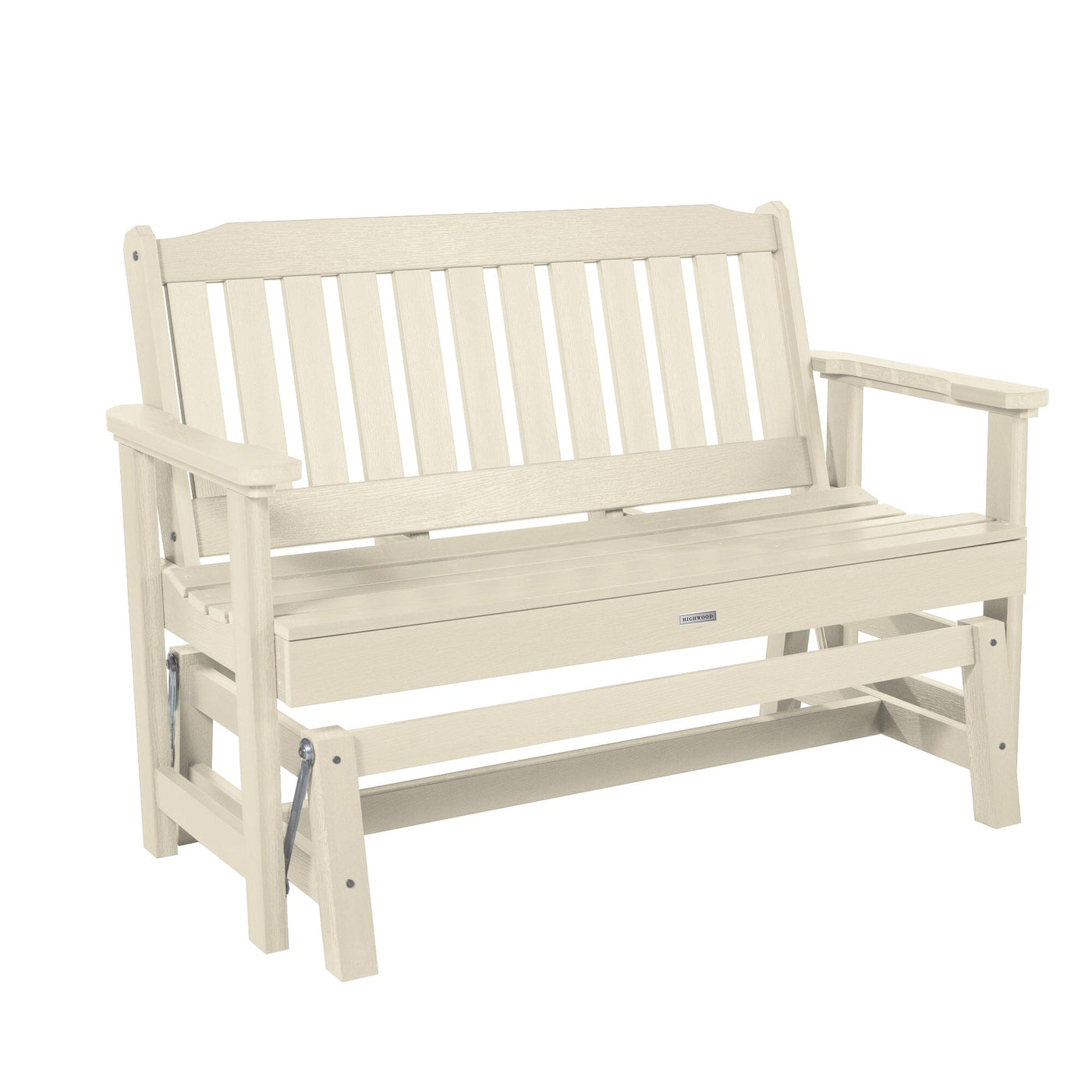 Lehigh Garden Gliding Bench 4ft Bench Highwood USA Whitewash 