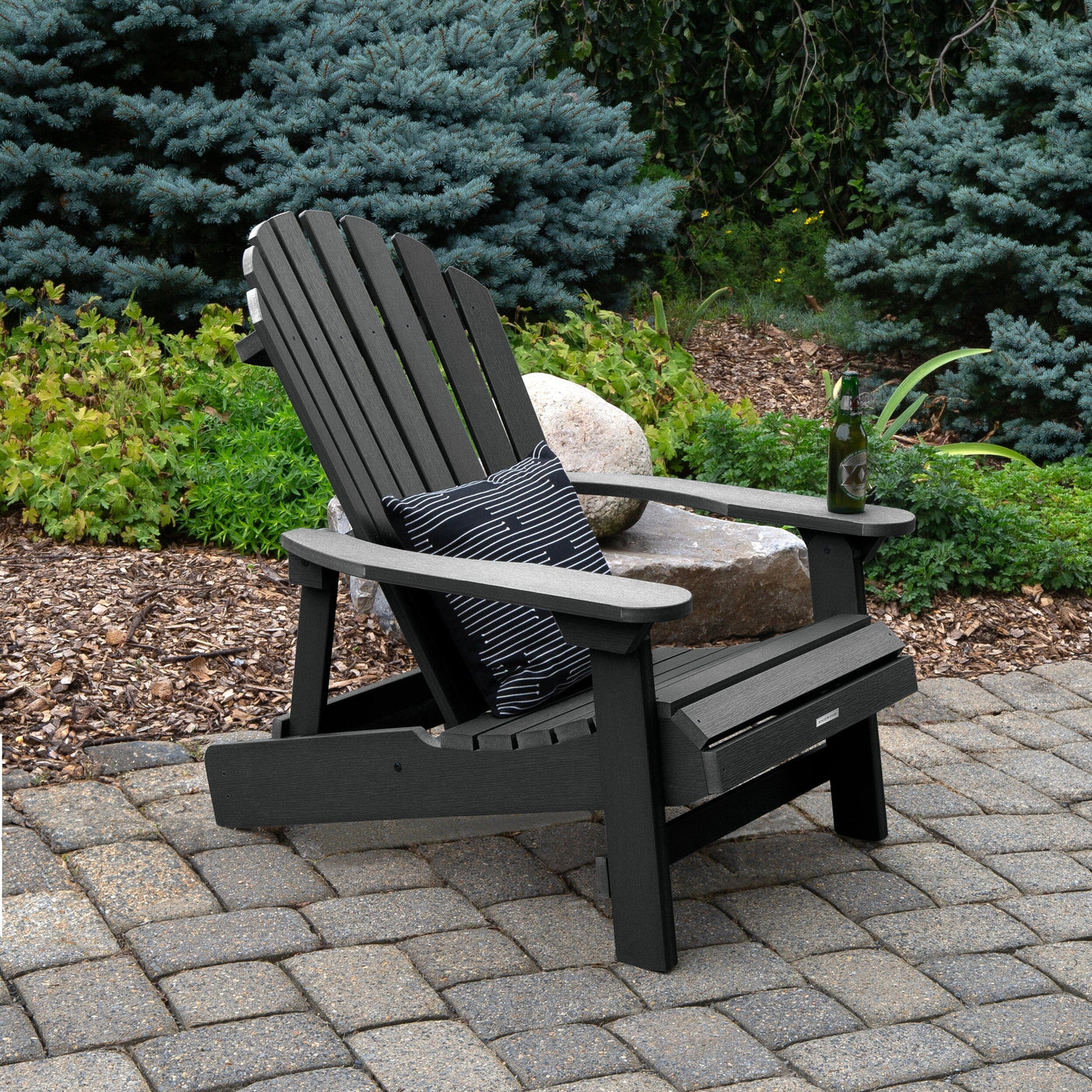 King Hamilton Folding & Reclining Adirondack Chair Adirondack Chairs Highwood USA 
