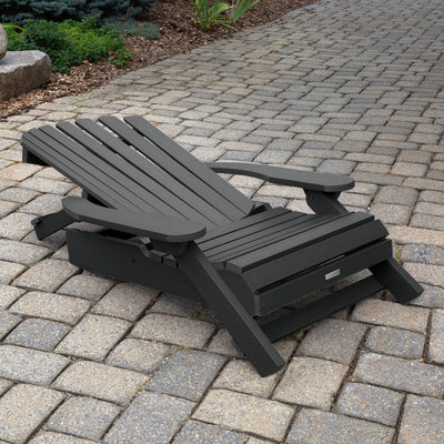 King Hamilton Folding & Reclining Adirondack Chair and Ottoman Adirondack Chairs Highwood USA 