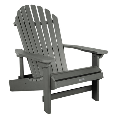 King Hamilton Folding & Reclining Adirondack Chair Adirondack Chairs Highwood USA Coastal Teak 
